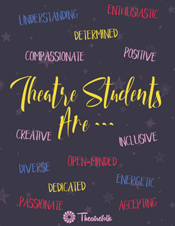 Theatre Students Are...: Poster