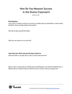 How do you Measure Success in the Drama Classroom - Reflection