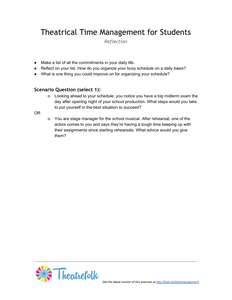 Theatrical Time Management for Students
