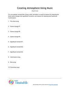 Creating Atmosphere Using Music