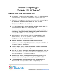 The Great Storage Struggle:  What to Do With All That Stuff