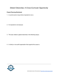 Global Citizenship: A Cross-Curricular Opportunity