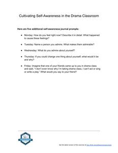 Cultivating Self-Awareness in the Drama Classroom