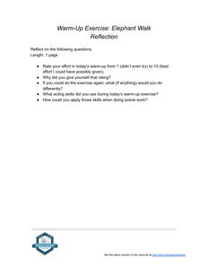 Warm-Up Exercise: Elephant Walk