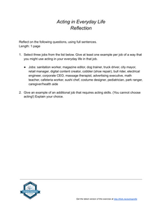 Acting in Everyday Life