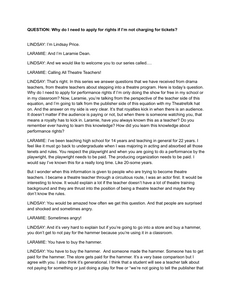 Why do I need to apply for rights if I’m not charging for tickets? - Transcript