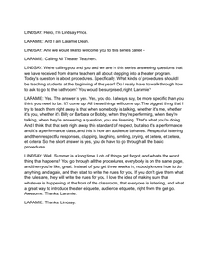 What procedures do I need to set up at the beginning of the year? - Transcript