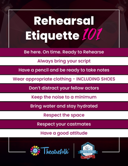 Rehearsal Room Expectations: 5 Posters