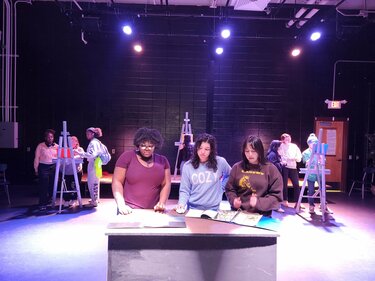 From the Cumberland Regional High School production (Bridgeton, NJ). Directed by Elisabeth Campbell.
