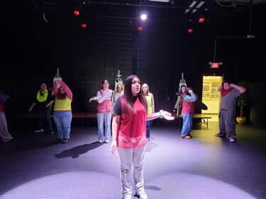 From the Cumberland Regional High School production (Bridgeton, NJ). Directed by Elisabeth Campbell.
