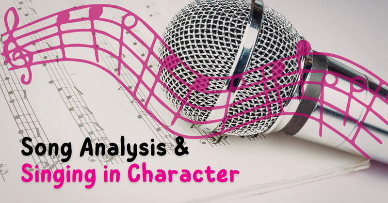 Song Analysis and Singing in Character