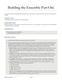 Building the Ensemble