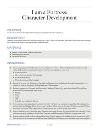 I am a Fortress:  Character Development