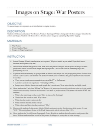 Images on Stage: War Posters