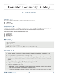 Ensemble Community Building