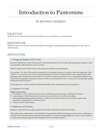 Introduction to Pantomime