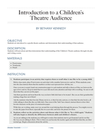 Introduction to Children's Theatre