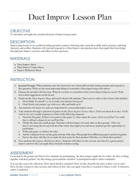 Duet Improv