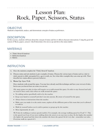 Rock Paper Scissors Status