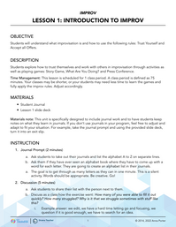 Introduction to Improv