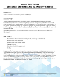 Storytelling in Ancient Greece