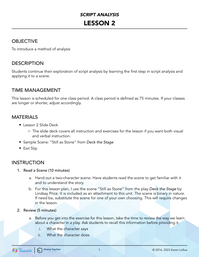 Characters in a Scene