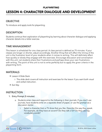 Character Dialogue and Development