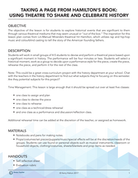 Using Theatre to Share and Celebrate History