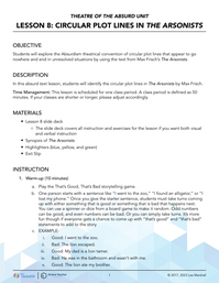Circular Plot Lines in The Arsonist