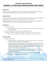 The Pause from Waiting for Godot