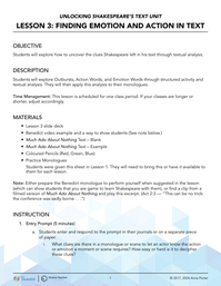 Finding Emotion and Action in Text