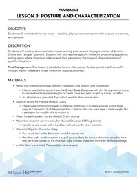 Posture and Characterization