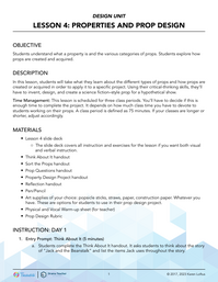 Properties and Prop Design