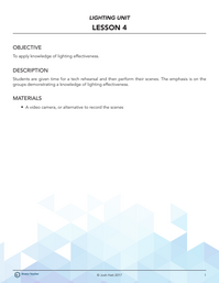 Tech Rehearsal and Performance