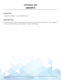 Costume Sales Pitch Presentations