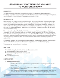 What Skills Do You Need to Work on a Show?