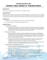 Real World vs. Theatre World