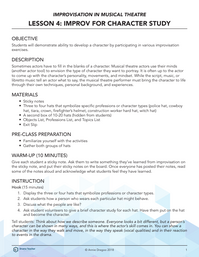 Improv for Character Study