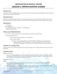Improvisation Scenes