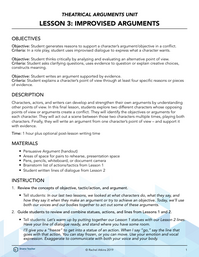 Improvised Arguments