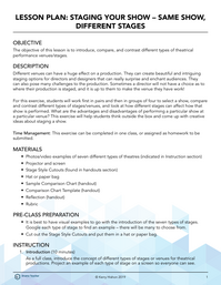 Same Show, Different Stages