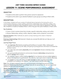 Scene Performance Assessment