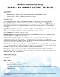 Accepting & Building on Offers