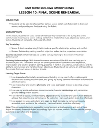 Final Scene Rehearsal