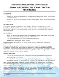 Contentless Scene Content Peer Review