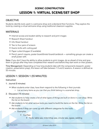 Virtual Scene/Set Shop