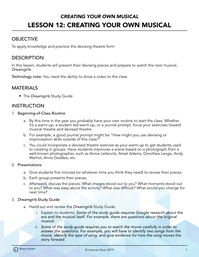 Practicing with Devised Theatre; Dreamgirls