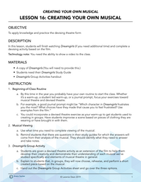 Devising Activity; Dreamgirls