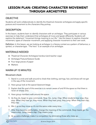 Creating Character Movement Through Archetypes