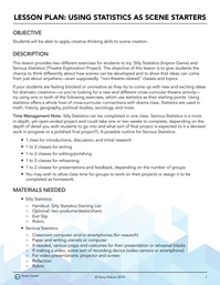 Using Statistics as Scene Starters